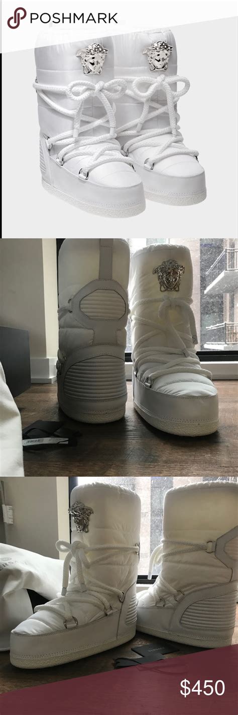 silver versace moon boots|moon boots for women.